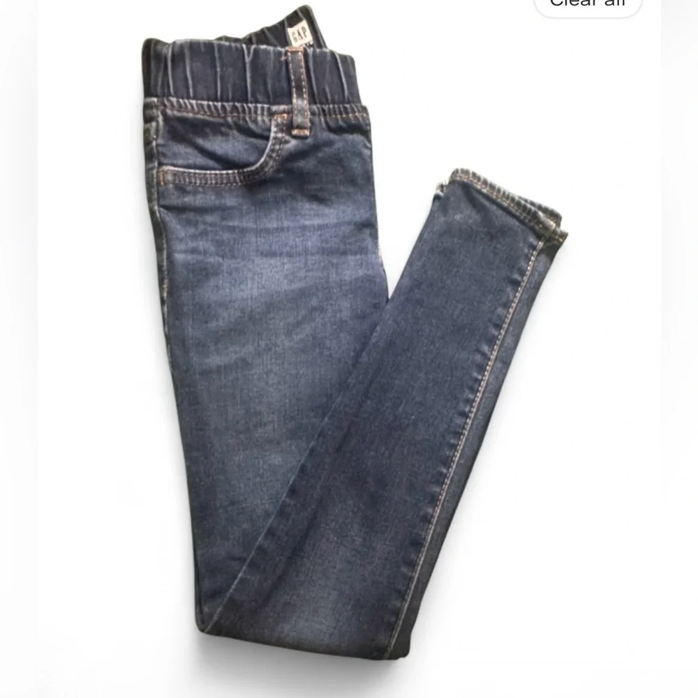 GAP Dark Blue Girls Jegging Jeans - Picture 3 of 4